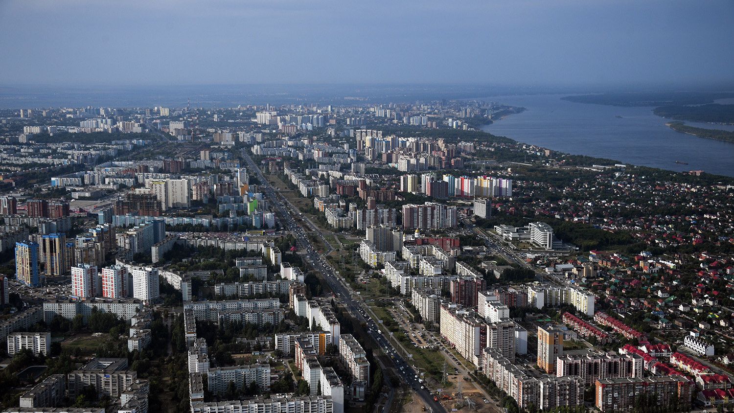 Вид на реку Волгу и город Самару - РИА Новости, 1920, 29.10.2022