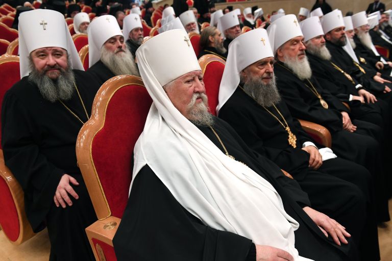 Заключительное торжественное заседание Архиерейского собора РПЦ
