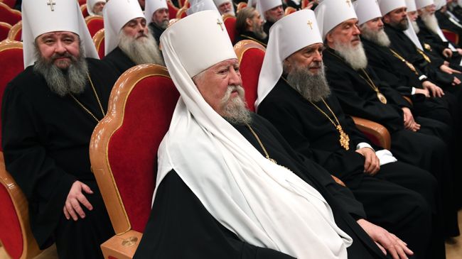Заключительное торжественное заседание Архиерейского собора РПЦ Заключительное торжественное заседание Архиерейского собора РПЦ