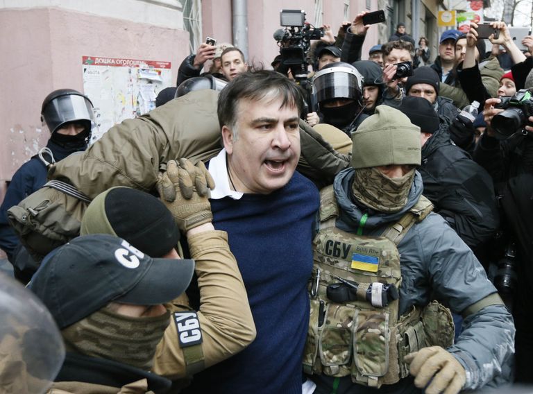 Задержание Михаила Саакашвили сотрудниками СБУ в Киеве, Украина. 5 декабря 2017 Задержание Михаила Саакашвили сотрудниками СБУ в Киеве, Украина. 5 декабря 2017
