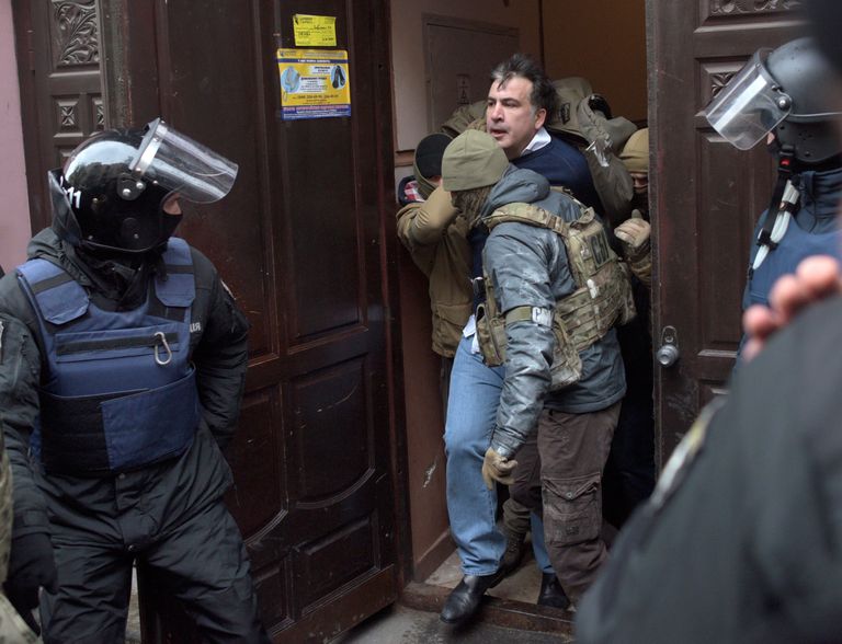 Задержание Михаила Саакашвили сотрудниками СБУ в Киеве, Украина. 5 декабря 2017 Задержание Михаила Саакашвили сотрудниками СБУ в Киеве, Украина. 5 декабря 2017