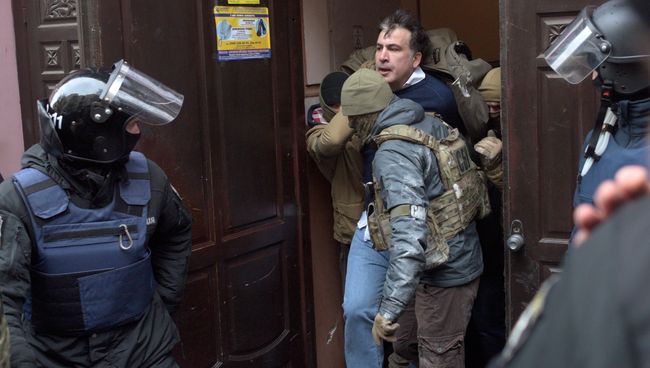 Задержание Михаила Саакашвили сотрудниками СБУ в Киеве, Украина. 5 декабря 2017 Задержание Михаила Саакашвили сотрудниками СБУ в Киеве, Украина. 5 декабря 2017