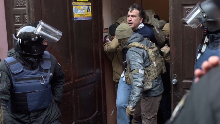 Задержание Михаила Саакашвили сотрудниками СБУ в Киеве, Украина. 5 декабря 2017 Задержание Михаила Саакашвили сотрудниками СБУ в Киеве, Украина. 5 декабря 2017