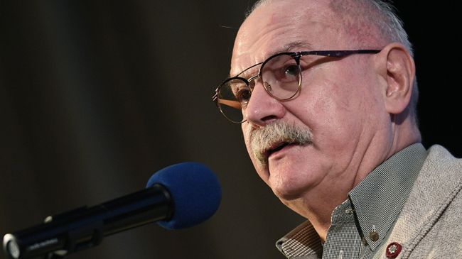 Режиссер, руководитель Союза кинематографистов РФ Никита Михалков выступает на Х съезде Союза кинематографистов России в Москве. 11 декабря 2017