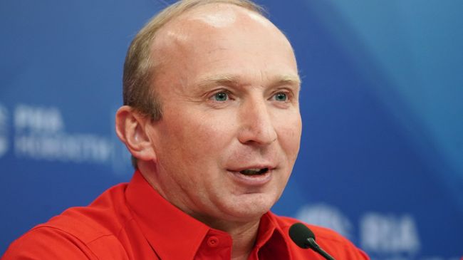 Руководитель проекта Шелковый путь Владимир Чагин на пресс-конференции. 11 декабря 2017
