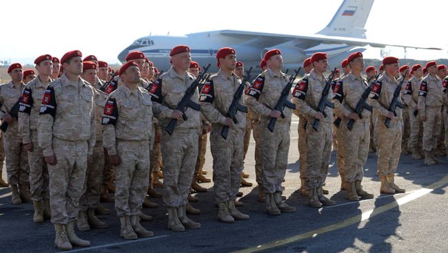 Российские военнослужащие в Сирии. Российские военнослужащие в Сирии.