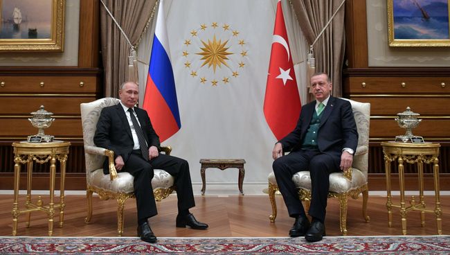 Президент РФ Владимир Путин и президент Турции Реджеп Тайип Эрдоган во время встречи. 11 декабря 2017 Президент РФ Владимир Путин и президент Турции Реджеп Тайип Эрдоган во время встречи. 11 декабря 2017