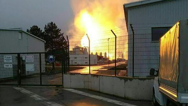 Взрыв на газопроводе в Австрии Взрыв на газопроводе в Австрии