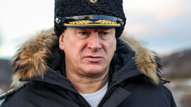 Главнокомандующий ВМФ России адмирал Николай Евменов