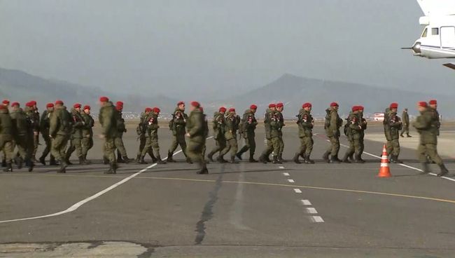 Возвращение на Родину: батальон военной полиции прилетел из Сирии в Махачкалу