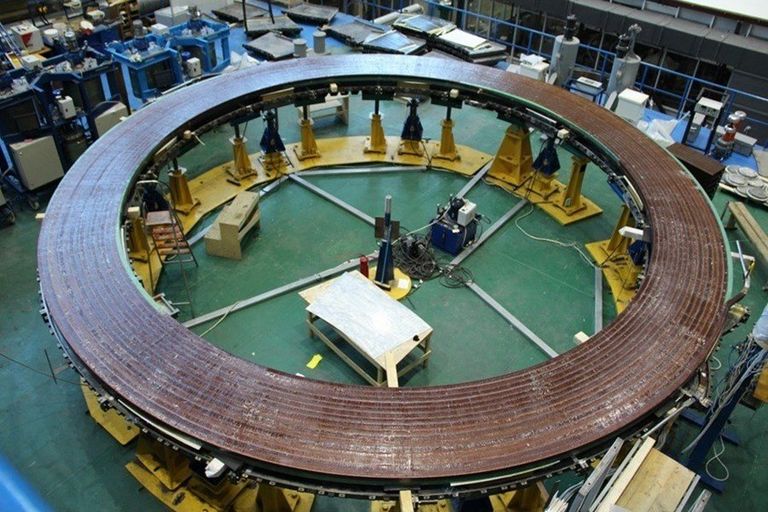 Галета для полоидальной катушки магнитного поля ПФ-1, изготовленная в Санкт-Петербурге