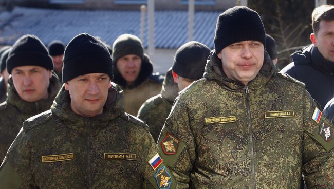Российские военнослужащие СЦКК Российские военнослужащие СЦКК