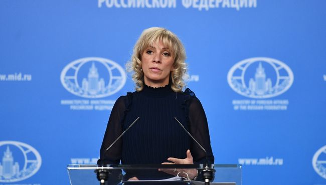 Официальный представитель министерства иностранных дел России Мария Захарова во время брифинга в Москве. 13 декабря 2017 Официальный представитель министерства иностранных дел России Мария Захарова во время брифинга в Москве. 13 декабря 2017