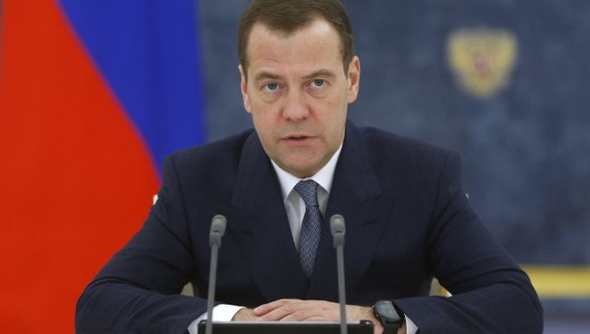 Председатель правительства РФ Дмитрий Медведев