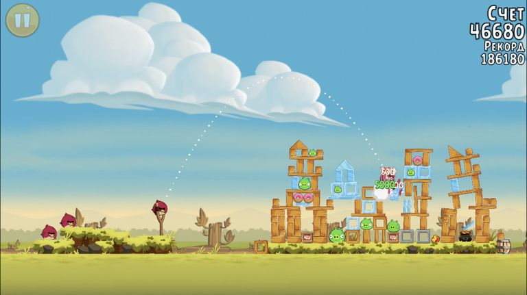 Скриншот игра Angry Birds