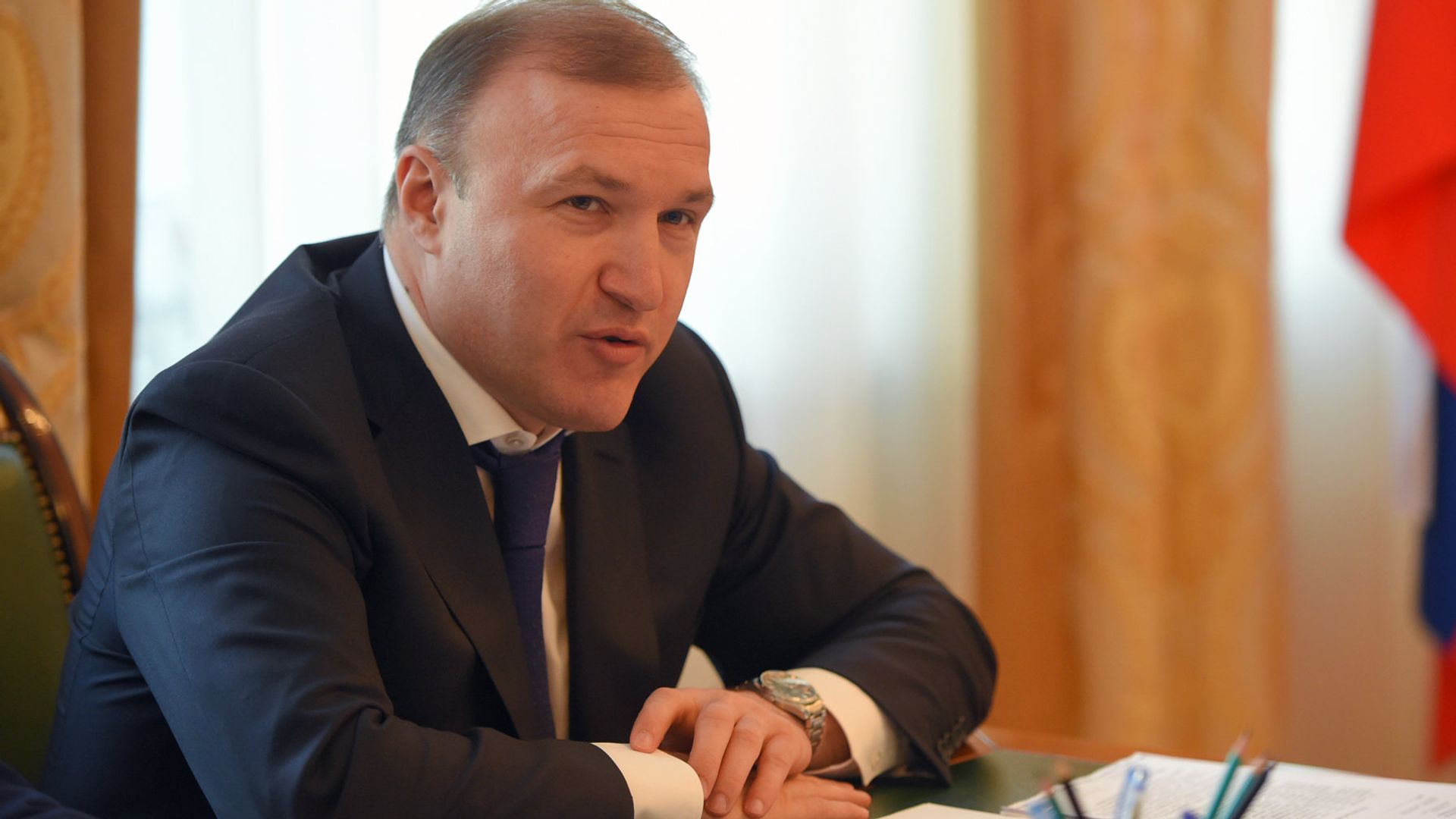 Глава республики Адыгея Мурат Кумпилов Глава республики Адыгея Мурат Кумпилов - РИА Новости, 1920, 12.11.2021