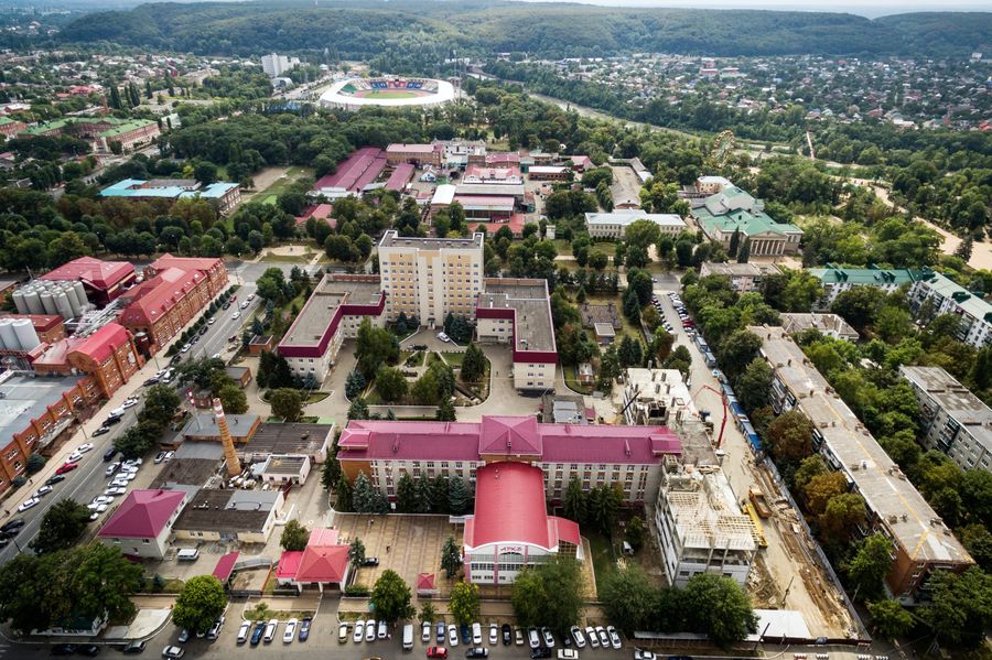 Вид на город Майкоп Вид на город Майкоп