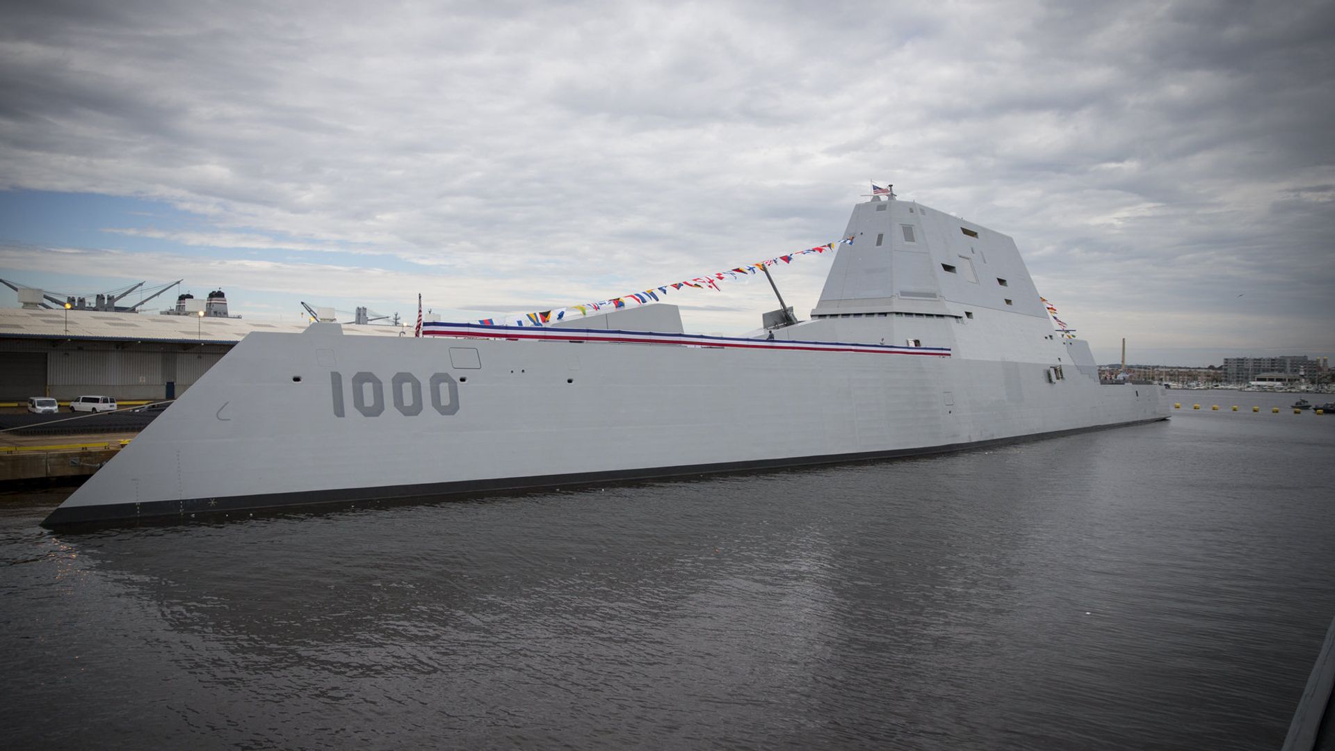 Эскадренный миноносец ВМС США типа Замволт (Zumwalt) Эскадренный миноносец ВМС США типа Замволт (Zumwalt) - РИА Новости, 1920, 23.04.2026