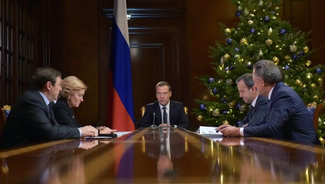 Председатель правительства РФ Дмитрий Медведев