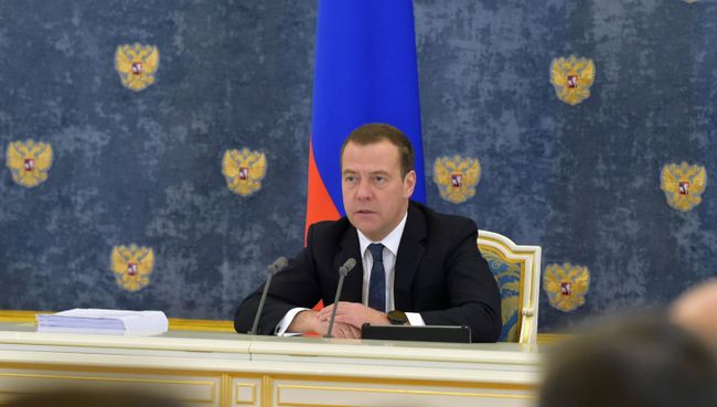 Председатель правительства РФ Дмитрий Медведев