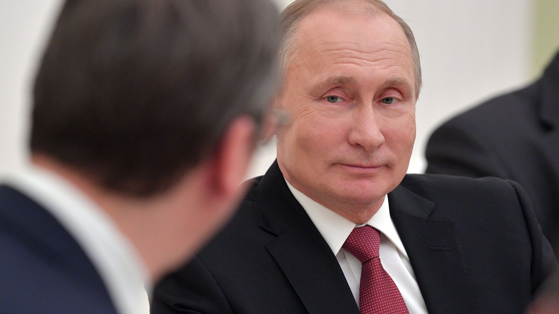 Президент РФ Владимир Путин во время встречи с президентом республики Сербии Александром Вучичем Президент РФ Владимир Путин во время встречи с президентом республики Сербии Александром Вучичем - РИА Новости, 1920, 06.04.2022