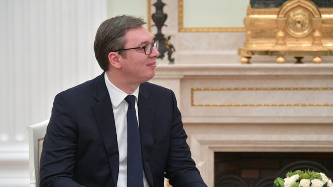 Президент республики Сербии Александр Вучич. Архивное фото