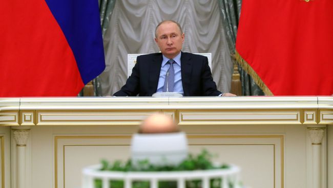 Президент РФ Владимир Путин на заседании Совета по стратегическому развитию и приоритетным проектам. 20 декабря 2017