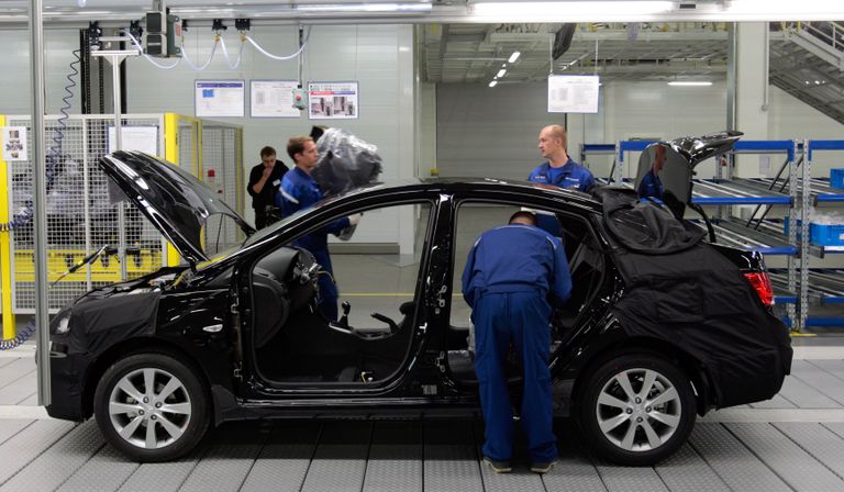 Автомобильный завод Hyundai в Петербурге Автомобильный завод Hyundai в Петербурге