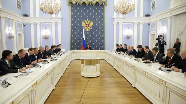Заседание правительства РФ