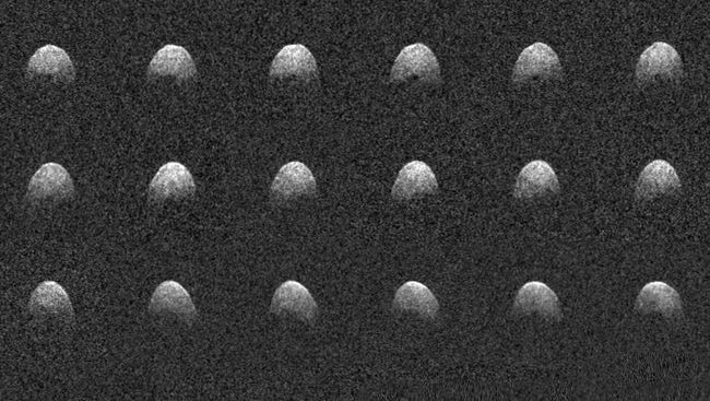 Фотографии астероида Фаэтон, полученные телескопом Аресибо во время его сближения с Землей Фотографии астероида Фаэтон, полученные телескопом Аресибо во время его сближения с Землей