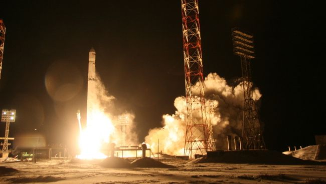 Пуск ракеты-носителя Зенит-3Ф с разгонным блоком Фрегат и КА Ангосат. 26 декабря 2017 Пуск ракеты-носителя Зенит-3Ф с разгонным блоком Фрегат и КА Ангосат. 26 декабря 2017