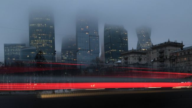 Туман в Москве. Архивное фото