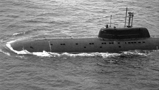 Подводная лодка проекта Барракуда К-239 Карп. Архивное фото Подводная лодка проекта Барракуда К-239 Карп. Архивное фото