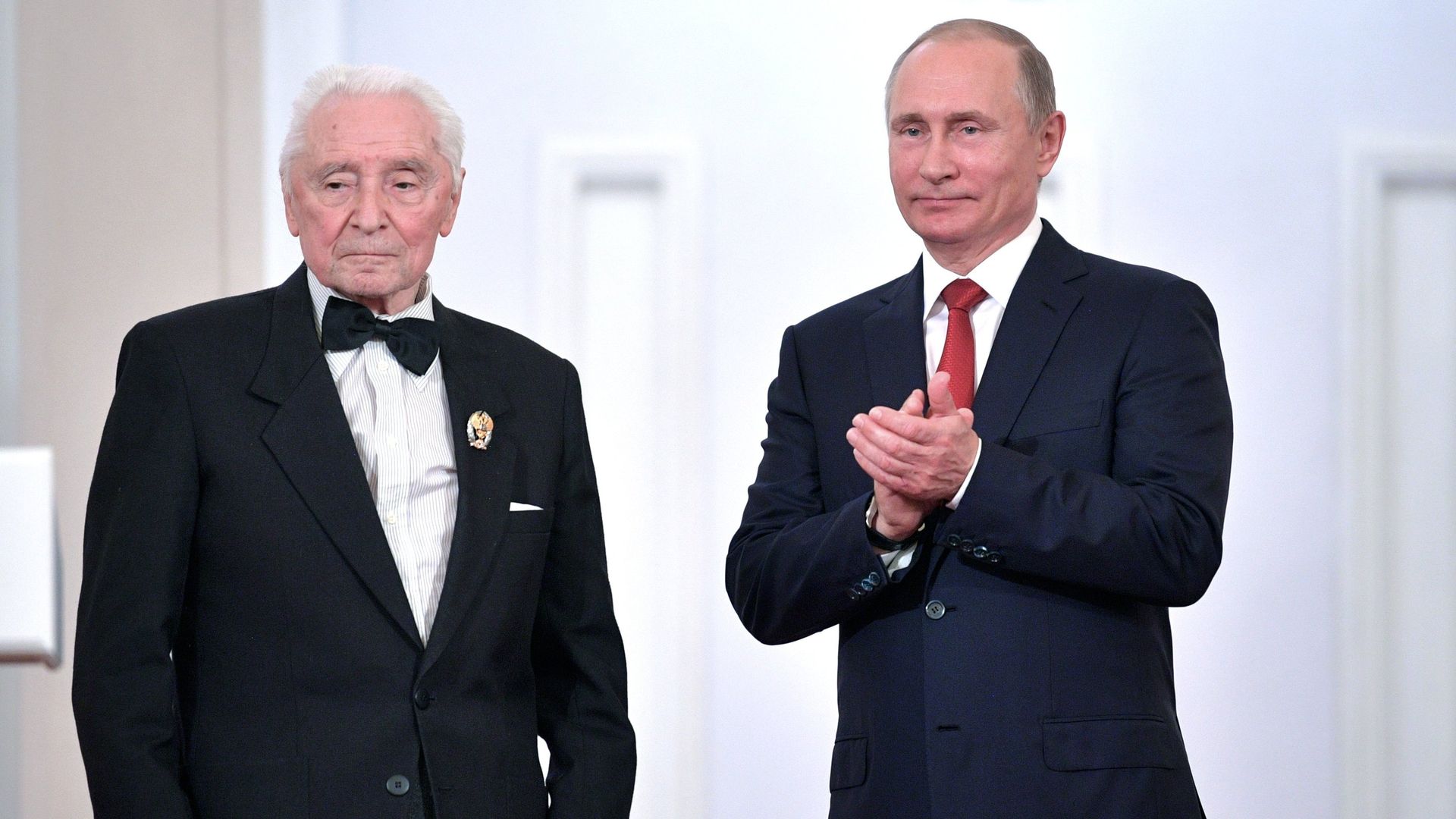 Президент Владимир Путин и хореограф Юрий Григорович Президент Владимир Путин и хореограф Юрий Григорович - РИА Новости, 1920, 02.01.2024