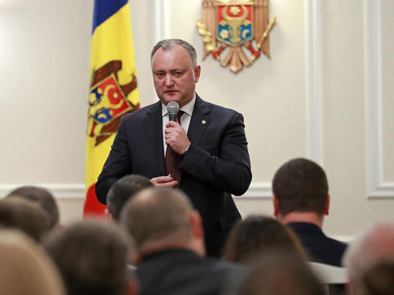 Президент Молдавии Игорь Додон