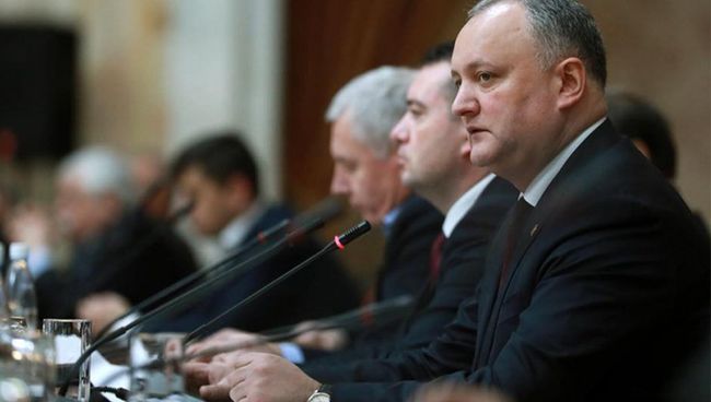 Президент Молдавии Игорь Додон. Архивное фото