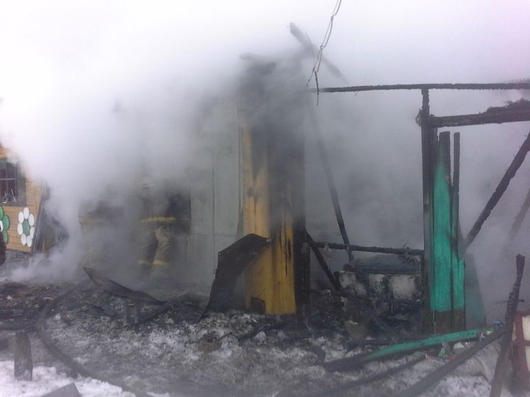 Пожар в частном доме в Мензелинском районе Татарстана. 6 января 2018 Пожар в частном доме в Мензелинском районе Татарстана. 6 января 2018