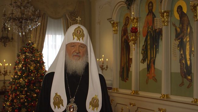 Патриарх Кирилл поздравил верующих с праздником Рождества Христова Патриарх Кирилл поздравил верующих с праздником Рождества Христова