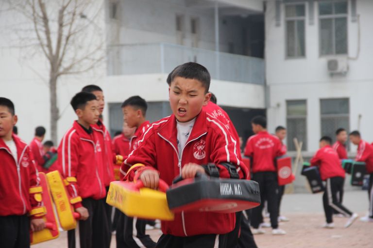 Школа боевых искусств Shaolin Tagou в провинции Хэнань. Январь 2018 год Школа боевых искусств Shaolin Tagou в провинции Хэнань. Январь 2018 год