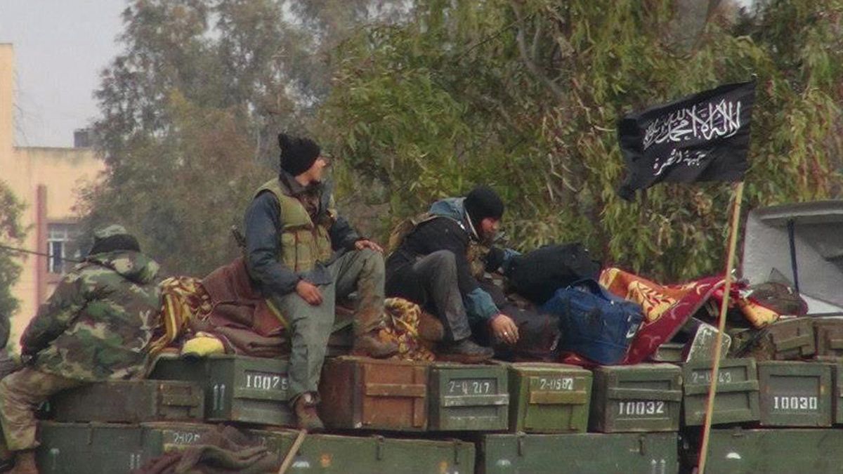 Боевики террористической группировки Джебхат ан-Нусра* в провинции Идлиб Боевики террористической группировки Джебхат ан-Нусра* в провинции Идлиб - РИА Новости, 1920, 09.07.2022