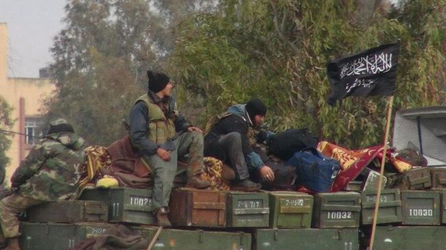 Боевики террористической группировки Джебхат ан-Нусра* в провинции Идлиб