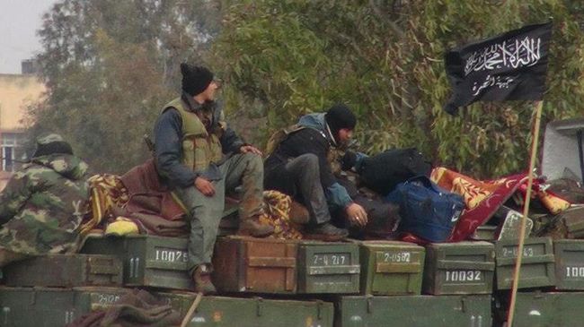 Боевики запрещенной в России террористической группировки Джебхат ан-Нусра в провинции Идлиб. Архивное фото
