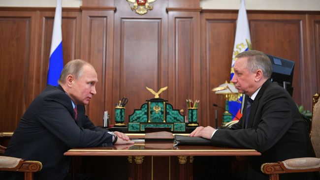 Владимир Путин и Александр Беглов Владимир Путин и Александр Беглов