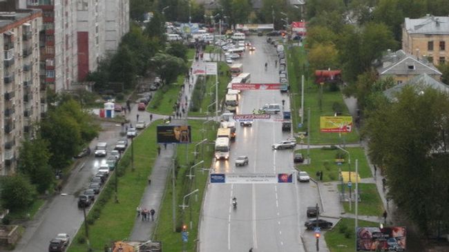 Один из центральных районов города Перми Один из центральных районов города Перми