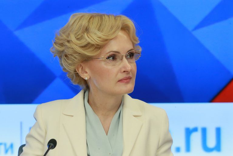 Заместитель председателя Государственной Думы РФ Ирина Яровая на пресс-конференции, посвященной исполнению закона о торговле. 16 января 2018 Заместитель председателя Государственной Думы РФ Ирина Яровая на пресс-конференции, посвященной исполнению закона о торговле. 16 января 2018