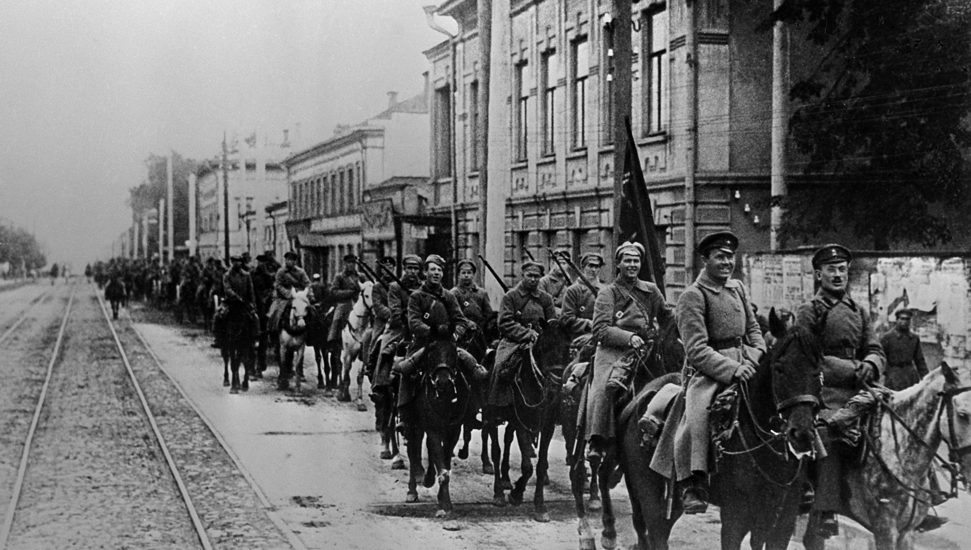 Вступление конных частей Красной Армии в Казань. 1918 год - РИА Новости, 1920, 18.01.2018