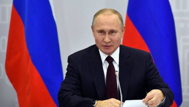 Владимир Путин на встрече с участниками форума малых городов и исторических поселений. 17 января 2018