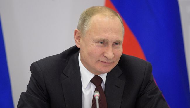 Президент РФ Владимир Путин. 17 января 2018