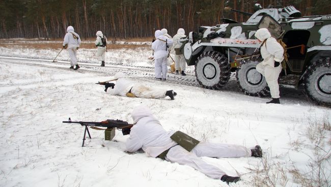 Военнослужищие инженерной роты армии ЛНР. Архивное фото