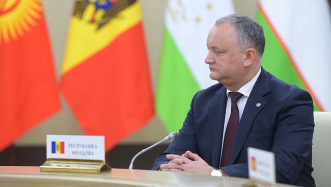 Президент Республики Молдова Игорь Додон. Архивное фото
